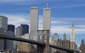 Twin Towers Banner